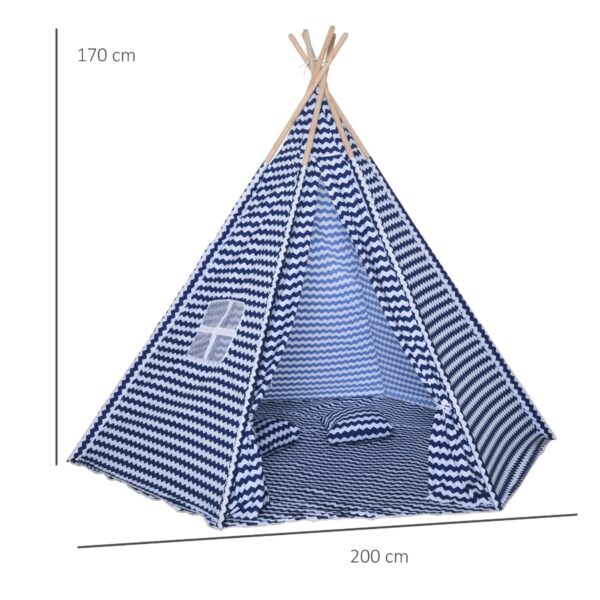 Tenda tipi azul