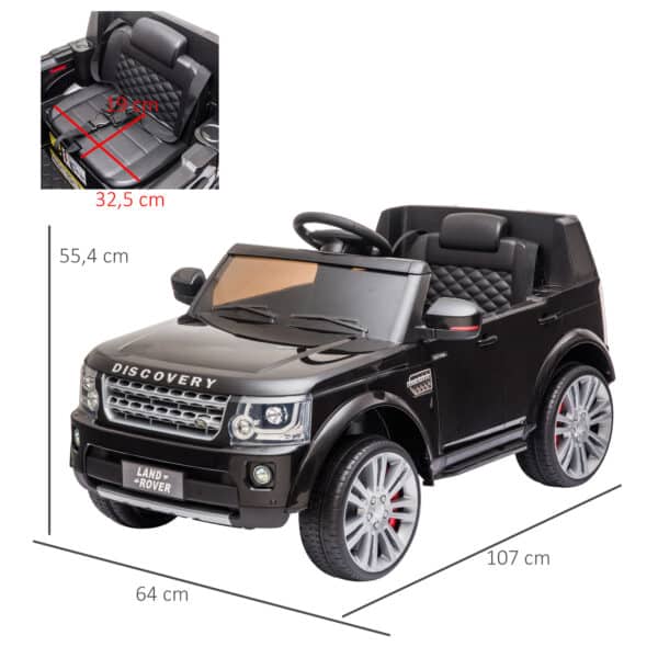 Land Rover Elétrico para Crianças - Preto