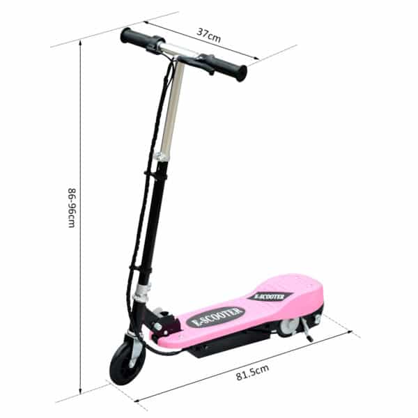 Trotinete Elétrica Criança Rosa