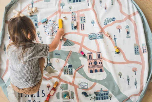 Sacos de Brinquedos Play&Go Paris Map